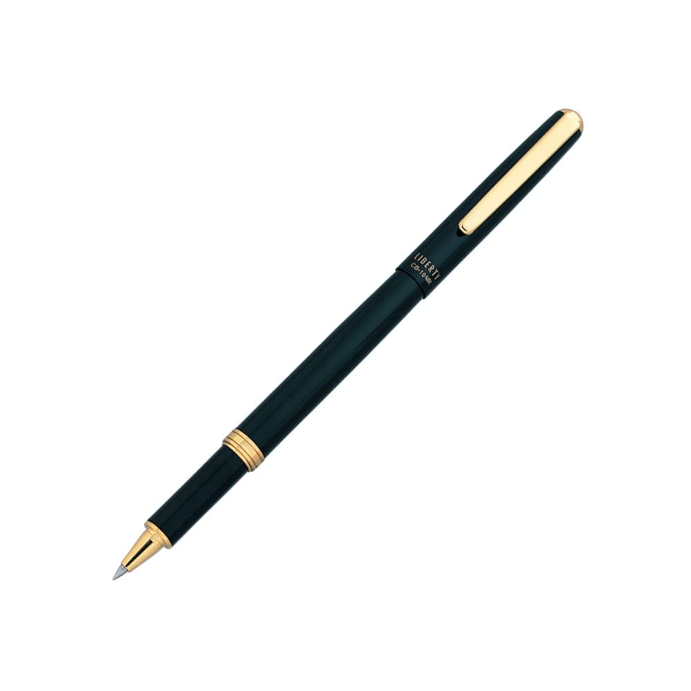 OHTO Liberty G Ceramic Roller Pen Water Ball Pen CB-10NBL-BK (Black Body & Black Refill 0.7 mm for Signature, Writing, Lettering Pens Beautiful Box Packing Professional quality, Made in Japan