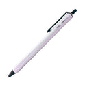 Ohto GS02 Roller Gel Pen, White Body Retractable Needle Tip 0.5mm Black Barrel, Ultra-Quick Drying Black Gel Ink Pen, All-Metal Hybrid Body, Advanced technology Gel ink refill PG-M05NP Made in Japan