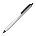 OHTO GS02 Silver Matte Roller Gel Pen – Metal Design Aluminum Barrel | 0.5mm Fine Tip with Black Ink, Quick-Dry Ceramic Roller Ink | Refillable Pen for Office, Journaling, Writing | Made in Japan