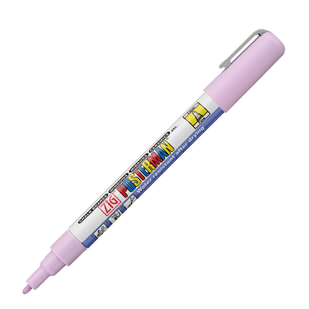 Zig Posterman Waterproof Chalk Marker PMA-20/842 WISTERIA 1mm Fine Tip Made In Japan