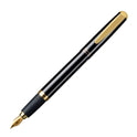 OHTO Celsus Fountain Pen Black Body For Signature Calligraphy,Consistent Smooth Flow Smooth Elegant Writing with Fine Nib and Ink Converters Beautiful Box Packing Professional quality, Made in Japan