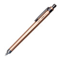 OHTO GS01 Premium Aluminum Gel Pen 0.5mm Needle Tip Black Ink, Quick Dry Smooth Writing Pen, Metal Body with Brass Clip, Executive Office Pen for Journaling, Notes & Everyday Writing, Gold