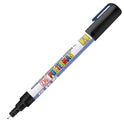 Gently Use [Zig Kuretake Posterman Waterproof Chalk Marker Black 0.5mm Extra Fine Tip AP-Certified Flexible Brush Tip Professional quality Odorless Xylene Free Easy to create narrow and wide lines] – Value Deal , Fully Functional , Tested & Working .