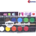 MasterArt Face & Body Paint 12 Colours set bright colors.MADE IN THAILAND