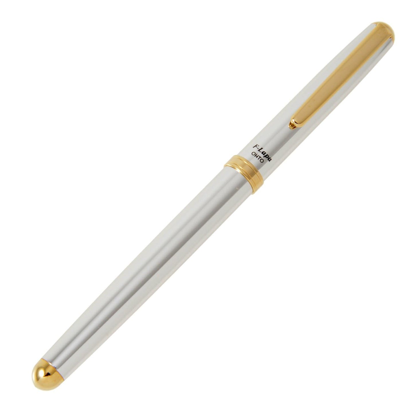 OHTO F-Lapa Fountain pen Silver Body For Signature Calligraphy,Consistent Smooth Flow Smooth Elegant Writing with Fine Nib and Ink Converters Beautiful Box Packing Professional quality, Made in Japan