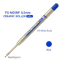 OHTO PG-M05NP 0.5mm Ceramic Gel Ink Refill – Compatible with OHTO GS02 Multi Pen, Fine Metal Tip, Quick-Dry Blue Ink for Smooth, Precise & Reliable Writing – Made in Japan