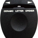OHTO CORO Ceramic Letter Opener, BLACK | Compact Envelope Cutter with Concealed Ceramic Blade, Safe Mail Opener for Home, Office & Business Use | Made in Japan