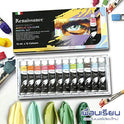 Renaissance Acrylic Color Pastel Set 12 Colors 12ml