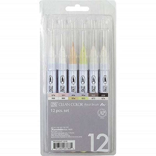 ZIG CLEAN COLOR REAL BRUSH 12 pcs set B