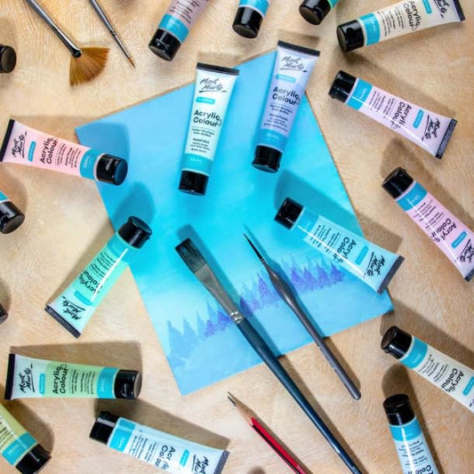 Mont Marte Acrylic Colour Pastel Colours 18pc x 36ml