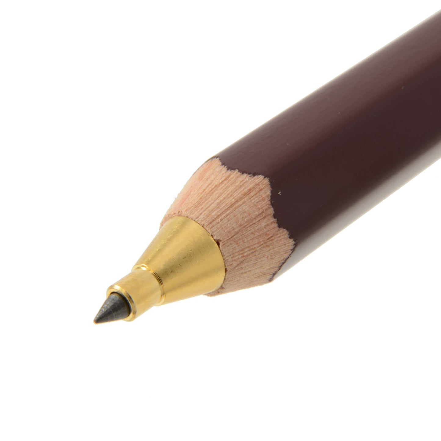 OHTO Mechanical Pencil Wood Sharp with Eraser 2.0, 2.0mm, (APS-680E) Made in Japan (Wine Red)