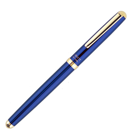 OHTO Liberty G Ceramic Roller Pen Water Ball Pen CB-10NBL-BL (Blue Body & Black Refill 0.7 mm for Signature, Writing, Lettering Pens Beautiful Box Packing Professional quality, Made in Japan