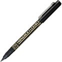 Zig Kuretake CARTOONIST MANGAKA Black 5 set, 005,01,03,05,& fine brush pen for art, illustration, lettering, graphic designers, urban artists, paper crafters, AP-Certificated, Made in Japan