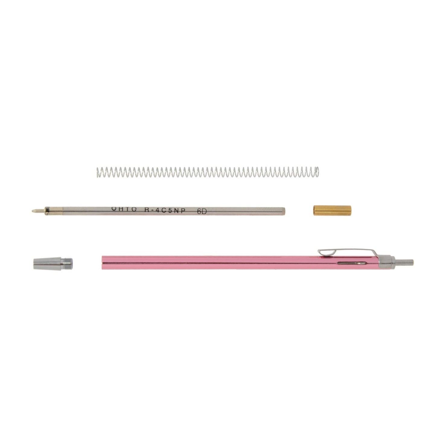 OHTO Minimo Soft Ink Roller Pen NBP-505MN Oil-based, PINK The world's finest retractable permanent ballpoint Slim Body Pen You can keep it in your wallet or business card case Made In Japan