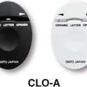 OHTO CORO Ceramic Letter Opener, BLACK | Compact Envelope Cutter with Concealed Ceramic Blade, Safe Mail Opener for Home, Office & Business Use | Made in Japan