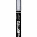 Mirror Paint Marker Silver | Pack of 2 | 4.5mm Bullet Tip | High Gloss Liquid Chrome Metallic Paint Marker | Waterproof for Metal, Glass, Ceramic, Plastic & DIY Crafts .Made in Malaysia Brand: Leaderart