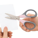 Elephant OFU-1170 Autolock Stainless Steel Scissor with Soft Grip Handle | Precision Sharp Blades for Paper, Cardboard & Craft Use | Ergonomic Non-Slip Handle | Ideal for Office, School & Home Use