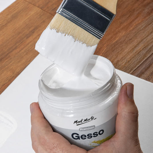 Mont Marte MPA0032 Premium Gesso Tub, 500ml