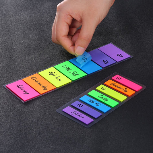 Elephant Sticky Note Marker STD NEON 3 Colours Mini Text Highlighter Strips Tab Rectangle Flags Fluorescent Sticky Note for Marking,Office & Household and much more. MADE IN THAILAND