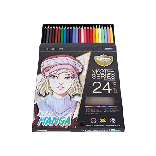 Master Art Wood Color, Long Stick, 24 Colors, Manga Series