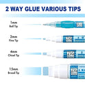 ZIG MEMORY SYSTEM 2 WAY GLUE Squeeze & Roll 2 Pen Set TIP SIZE:4,2 mm TIP are available