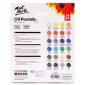 Mont Marte Oil Pastels - 24 Shades (Multicolor)
