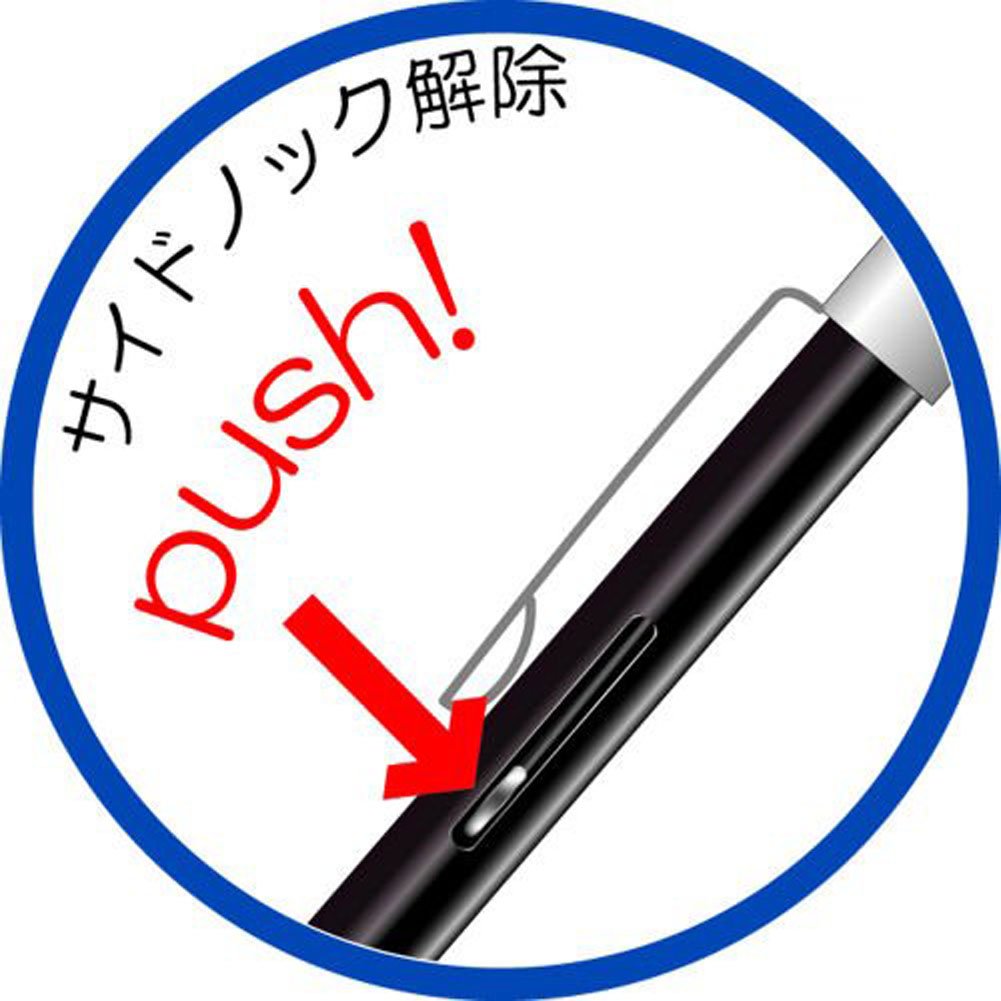 OHTO Minimo Soft Ink Roller Pen NBP-505MN Oil-based, Black The world's finest retractable permanent ballpoint Slim Body Pen You can keep it in your wallet or business card case Made In Japan