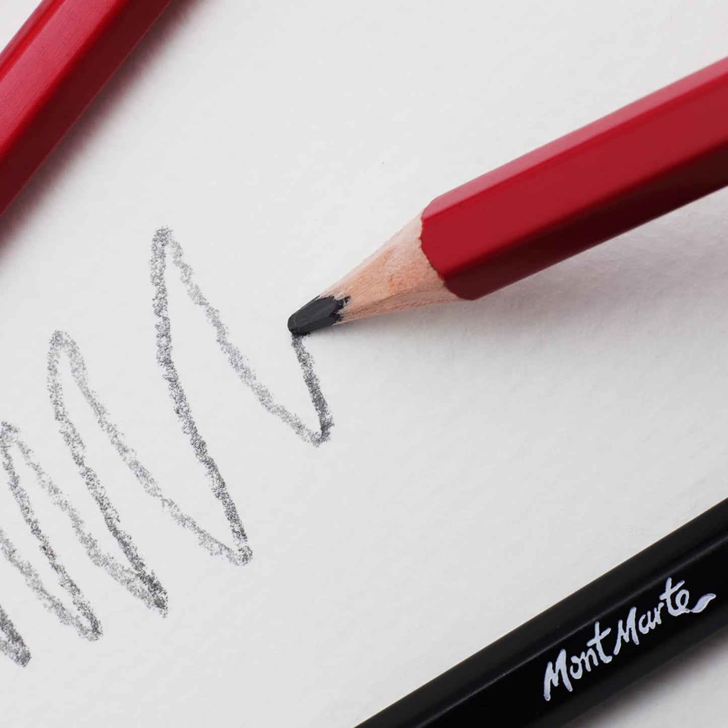Mont Marte Graphite Pencils Ideal for Technical drawing,writing and sketching pencils. 12Pce