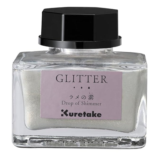 Zig Kuretake Ink-Cafe Drop of Shimmer, Glitter Paste Ink, Add a Pearly or Glitter-Like Sparkle to Your Ink Professional-Quality for Artists and Crafters, Ap-Certified, for Adult, Made in Japan