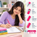 MICRO B.T.M. JEDO Mechanical Pencil 0.7 mm, Gray Colour, Refillable Lead Pencil with Metal Clip and Comfortable Grip, Made in Korea