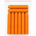 MELLO Universal Standard Fountain Pen Ink Cartridges – Orange Ink | Pack of 8 | Premium Fountain Pen Ink Refill | Smooth Writing Ink Cartridges for Journal, School & Office Use | Standard International Size