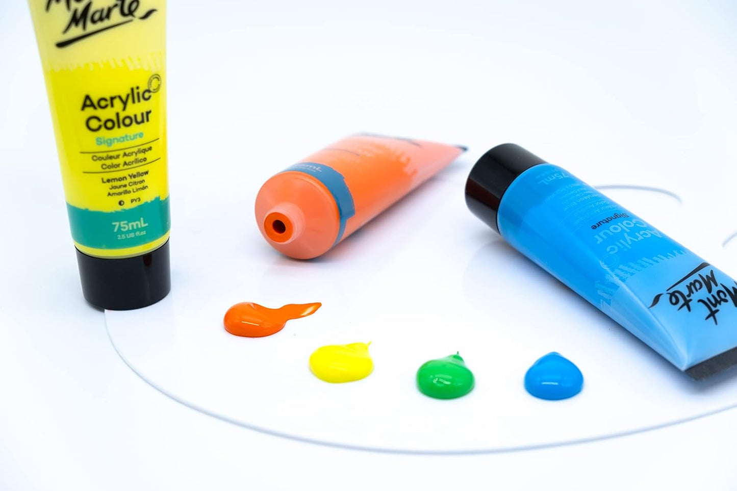 Mont Marte Acrylic Colour Paint Set 12Pc X 75Ml - Multicolor