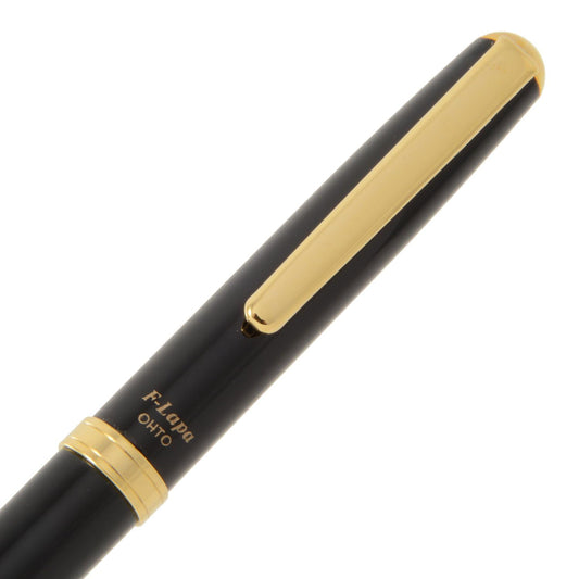 OHTO F-Lapa Fountain pen Black Body For Signature Calligraphy,Consistent Smooth Flow Smooth Elegant Writing with Fine Nib and Ink Converters Beautiful Box Packing Professional quality, Made in Japan