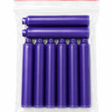 MELLO Universal Standard Fountain Pen Ink Cartridges – Purple Ink | Pack of 8 | Fountain Pen Ink Refill | Smooth Writing Ink Cartridges for Journal, School & Office Use | Standard International Size