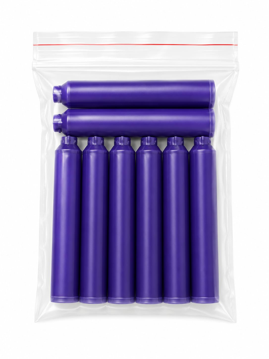 MELLO Universal Standard Fountain Pen Ink Cartridges – Purple Ink | Pack of 8 | Fountain Pen Ink Refill | Smooth Writing Ink Cartridges for Journal, School & Office Use | Standard International Size