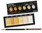 ZIG KURETAKE GANSAI TAMBI STARRY COLORS 6 COLORS SET CARTOONIST MENSO BRUSH Medium NATURAL HAIR