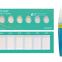 KURETAKE GANSAI TAMBI ”Opal Colors” 6 colors set WITH ZIG WATERCOLOR SYSTEM BRUSH2O Petit COMBO SET