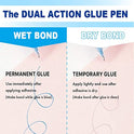 ZIG MEMORY SYSTEM 2 WAY GLUE Squeeze & Roll 4 Pen Set TIP SIZE:1,2,4,15 mm TIP are available.