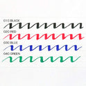 Zig Kuretake Calligraphy Pen 3.0 Oblique Tip Red,Blue,Green 3 Color Set,For Italic and Gothic Calligraphy Beginners, Odourless, Xylene Free, Professional quality