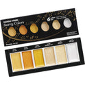 ZIG KURETAKE GANSAI TAMBI STARRY COLORS 6 COLORS SET CARTOONIST MENSO BRUSH Medium NATURAL HAIR
