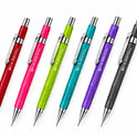 MICRO B.T.M. JEDO 0.5 mm Mechanical Pencil ,Lime, Refillable Pencil with Metal Clip for School, Office, Note-Taking and Drawing, Made in Korea