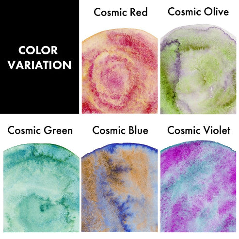 Zig KURETAKE GANSAI TAMBI GRANULATING Colors II 5 colors set, Japanese Watercolor Paint Set, Professional-Quality for Artists and Crafters. AP-Certified Japan