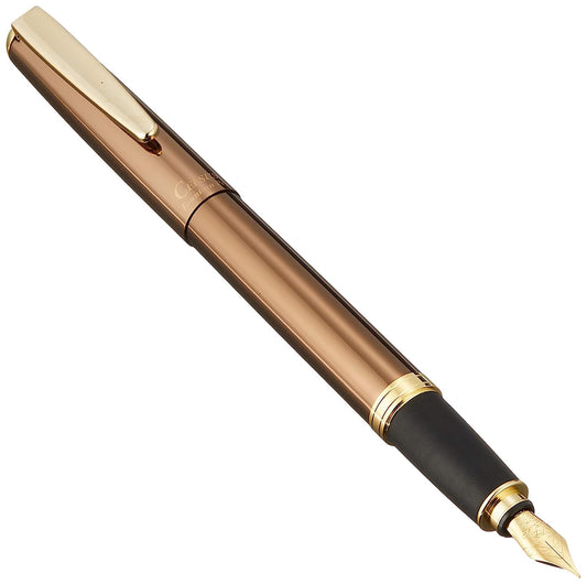 OHTO Celsus Fountain Pen Brown Body For Signature Calligraphy,Consistent Smooth Flow Smooth Elegant Writing with Fine Nib and Ink Converters Beautiful Box Packing Professional quality, Made in Japan