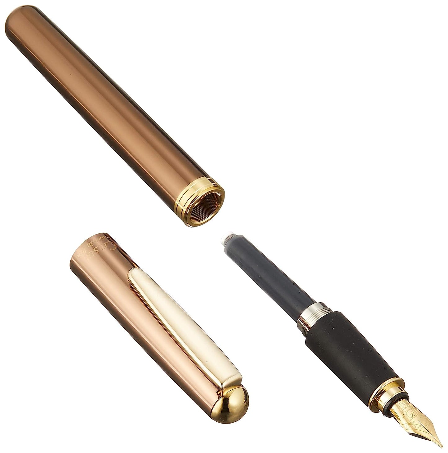 OHTO Celsus Fountain Pen Brown Body For Signature Calligraphy,Consistent Smooth Flow Smooth Elegant Writing with Fine Nib and Ink Converters Beautiful Box Packing Professional quality, Made in Japan