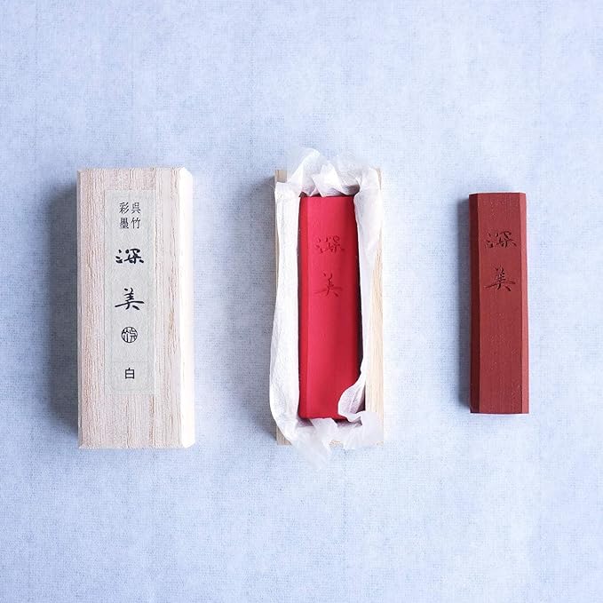 Kuretake SAIBOKU SHIMBI Sumi Ink Stick, Koran, Japanese Traditional Calligraphy and Painting, Professional Quality, for Lettering, Drawing, Signature AP-Certified, Made in Japan