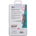 Mont Marte Graphite Pencils Ideal for Technical drawing,writing and sketching pencils. 12Pce