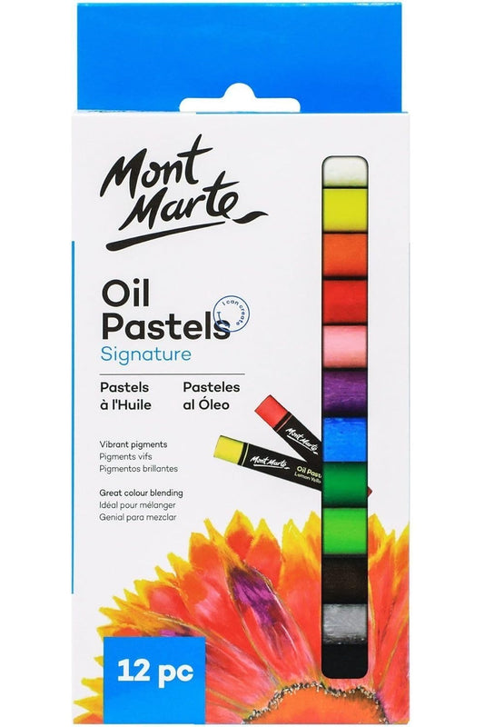 Mont Marte- Oil Pastels 12pce