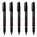 Leaderart Permanent Marker Pen – Pack of 10|Black Quick-Dry Waterproof Marker | Writes on Plastic, Metal, Glass & CD-R | Ideal for Writing, Drawing & Coloring | Made in Malaysia