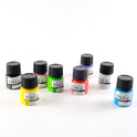 Mont Marte Fabric Paint Set - 8 Pieces x 20ml - Permanent Textile Paints Colors, White, Black, Yellow, Green, Pink, Blue, Red, Purple