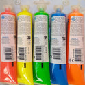 DERIVAN STUDENT ACRYLIC PAINT 75 ML TUBE FLUORESCENT  PACK OF 5 colours SET